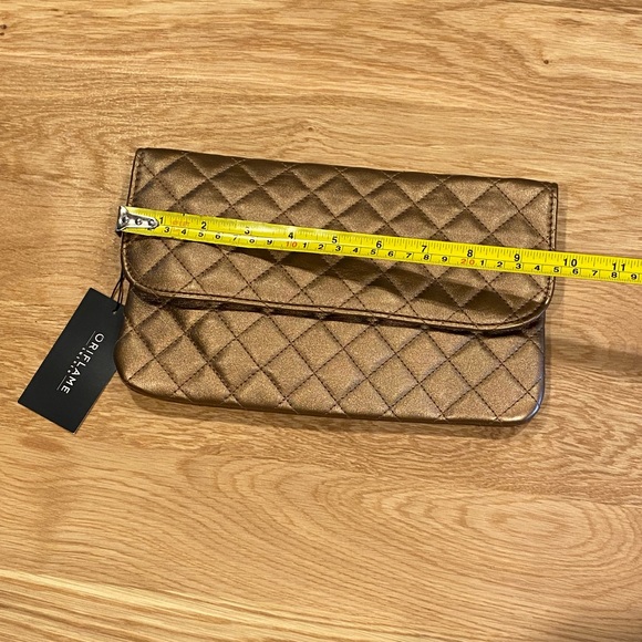 Metallic Bronze 2in1 Clutch / Shoulder bag - Picture 4 of 12